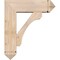 Ekena Millwork Legacy Arts and Crafts Smooth Bracket w/ Offset Brace, Douglas Fir, 7 1/2"W x 24"D x 28"H BKT0806X24X28LEC03SDF - alternate 3